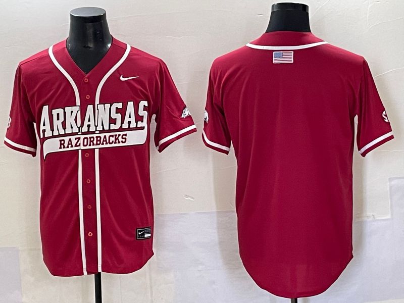Men 2025 Alabama Crimson Tide Blank Red Nike Joint Name Nike NCAA Jersey style 3->ncaa teams->NCAA Jersey